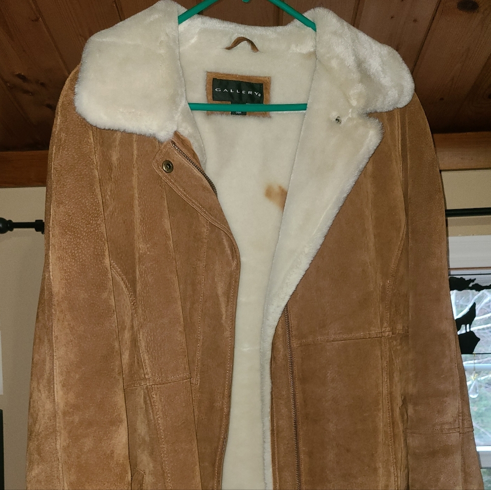 Gallery Leather Jacket, Thick and Warm